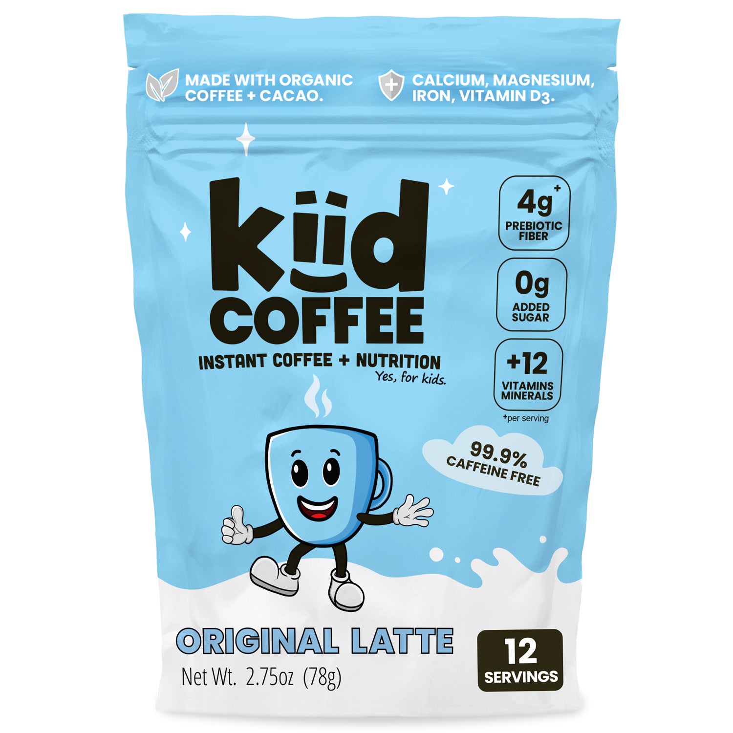 Kiid Coffee - World's First, Coffee For Kids (12 servings)
